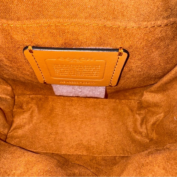 Coach Black Backpack with Gold Chain - Picture 4 of 5